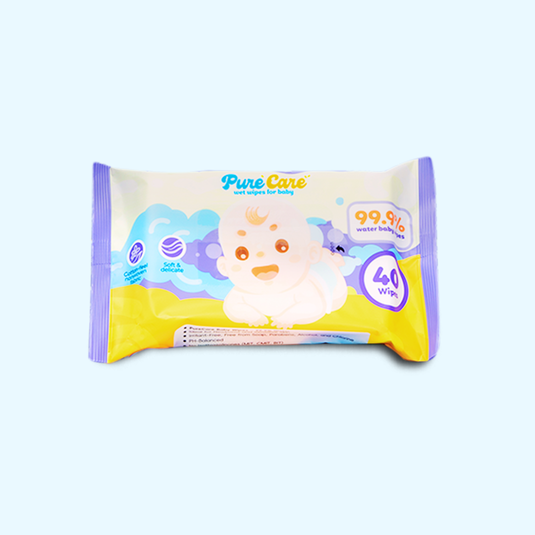 Purecare Baby Wipes (40 sheets)