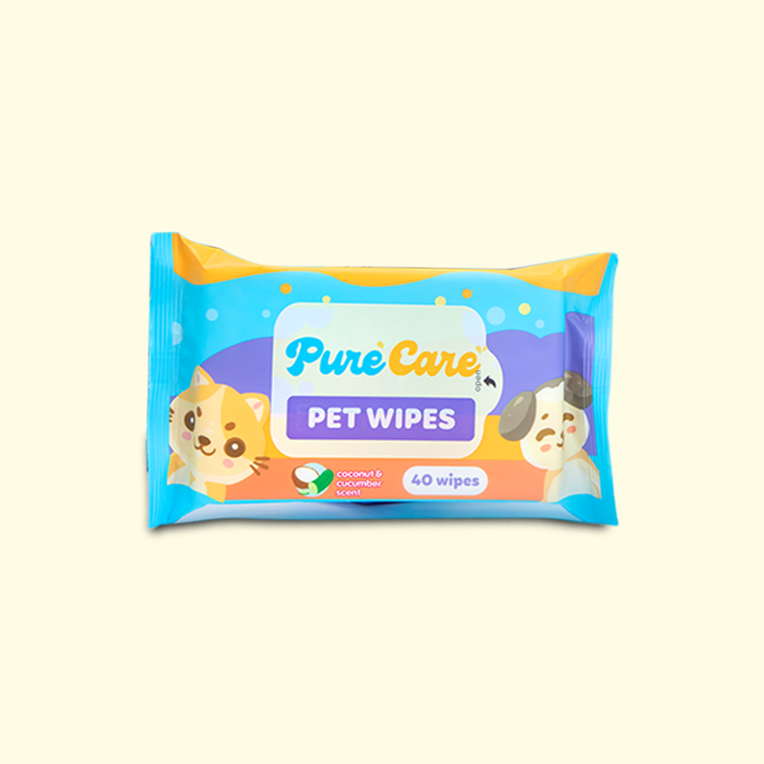 Purecare Pet Wipes (40 sheets)