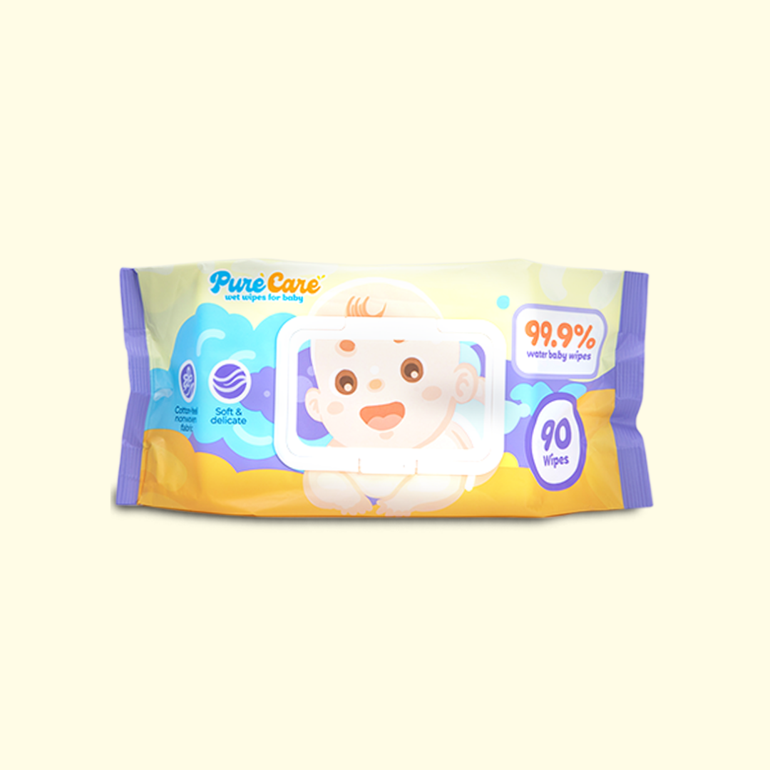 Purecare Baby Wipes (90 sheets)