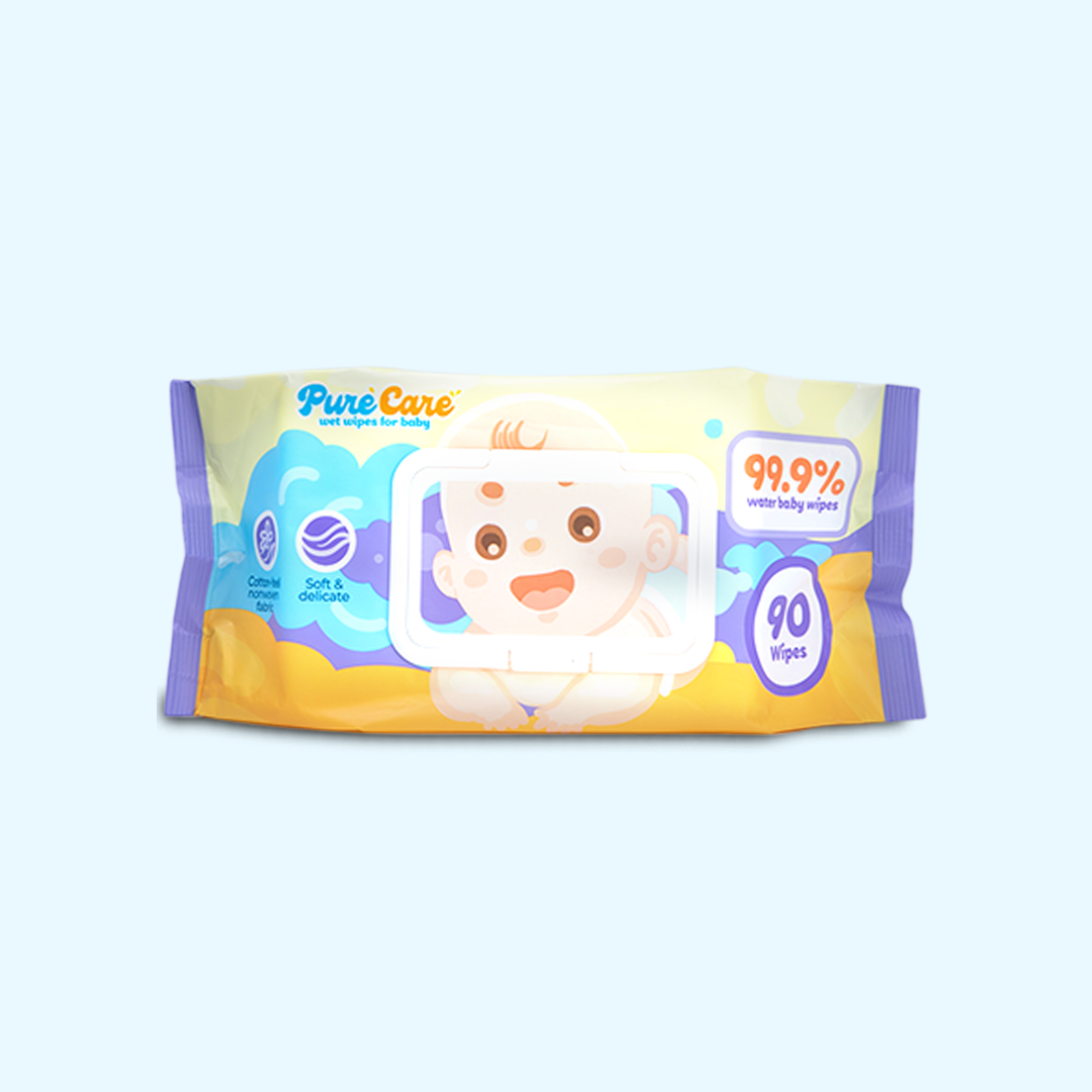 Purecare Baby Wipes (90 sheets)