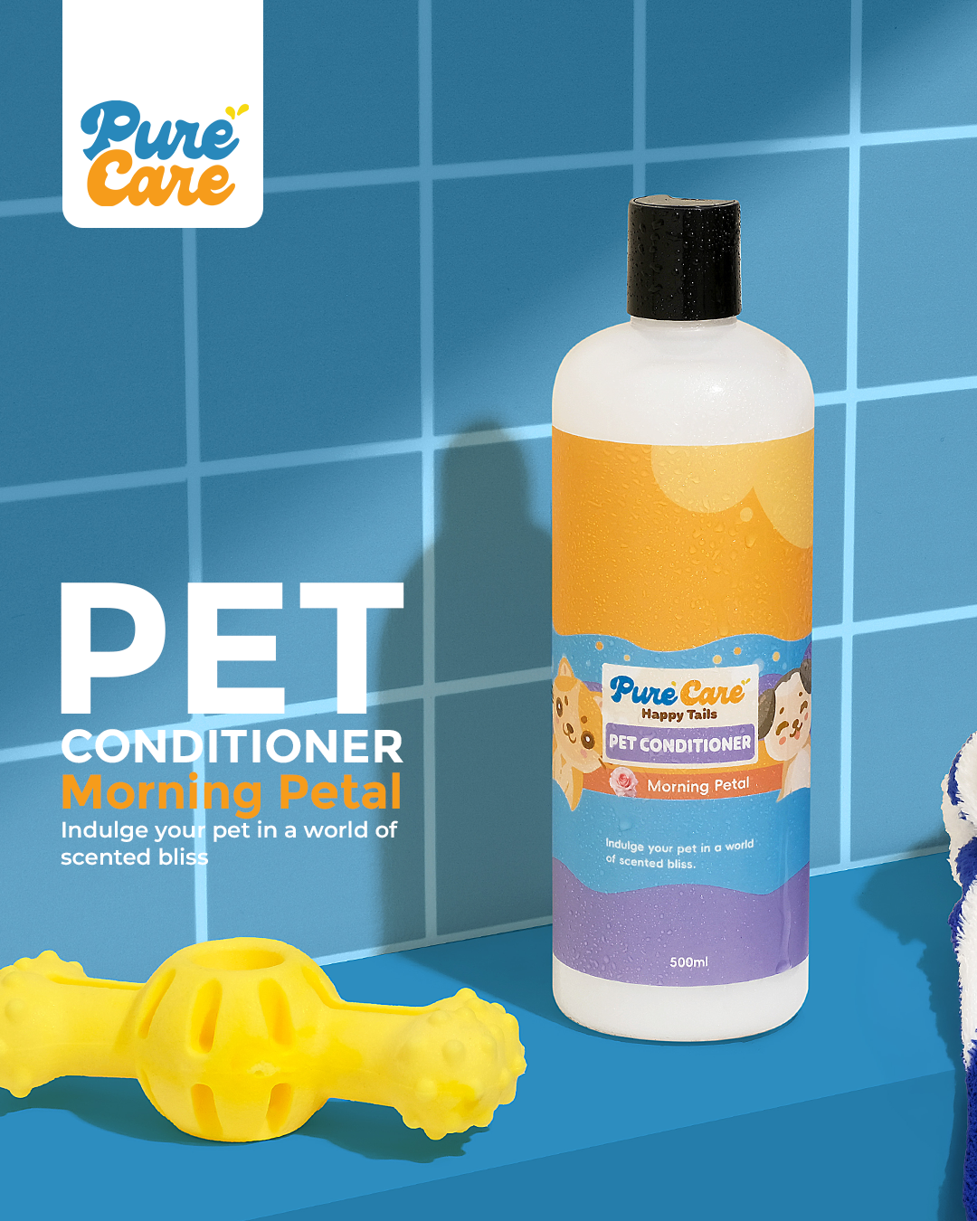 PureCare Happy Tails Pet Conditioner – Morning Petal