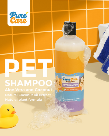 PureCare Happy Tails Pet Shampoo – Aloe Vera & Coconut